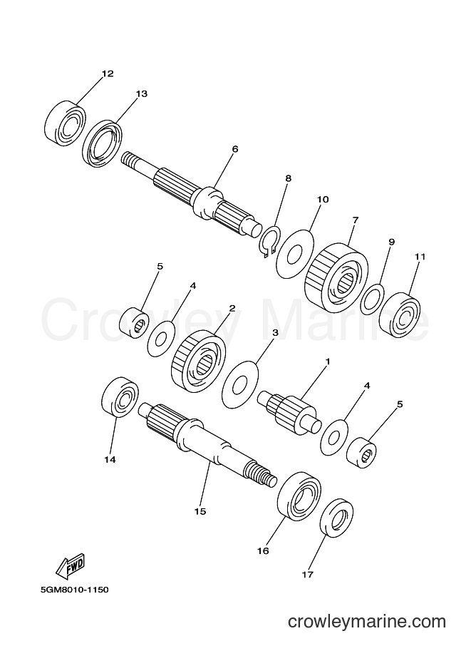 2001 Scooter YP250A - YP250A (5GM5) [080] - TRANSMISSION