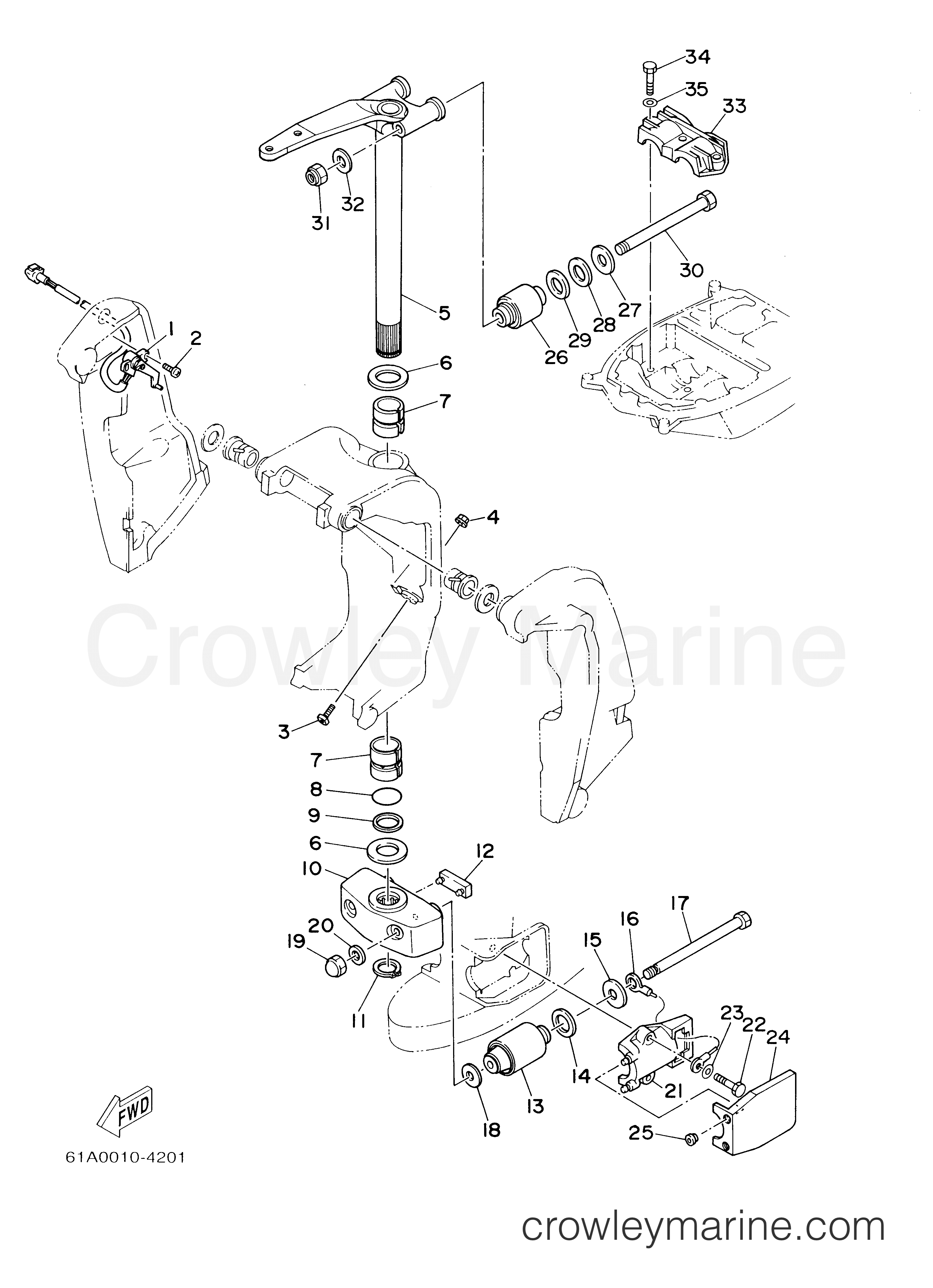 Yamaha Motors SX225TURY - BRACKET 2