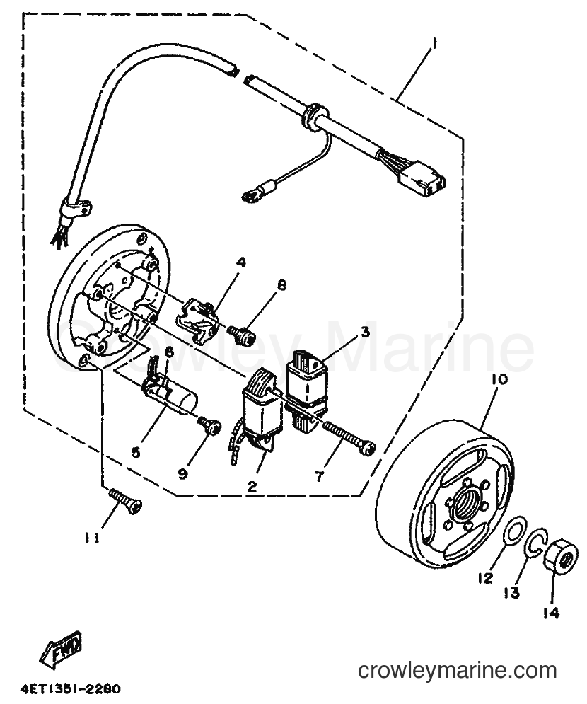 1992 Scooter DT50M - DT50M (4ET1) [999] - GENERATOR