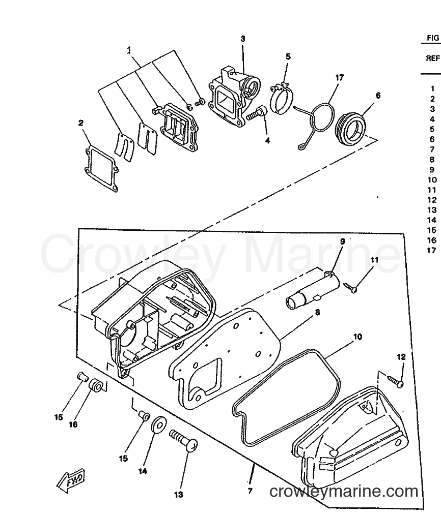 1996 Scooter CW50RSP - CW50RSP (4WL1) [999] - INTAKE
