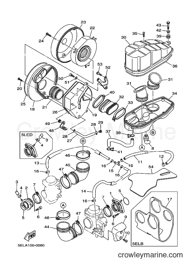 Yamaha Motors XVS1100 (5ELC) [010] - INTAKE