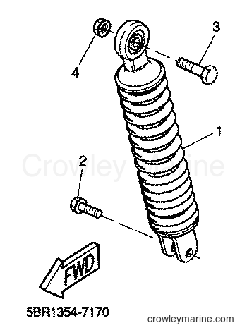 2001 Scooter YQ50 - YQ50 (5KL4) [010] - REAR SUSPENSION