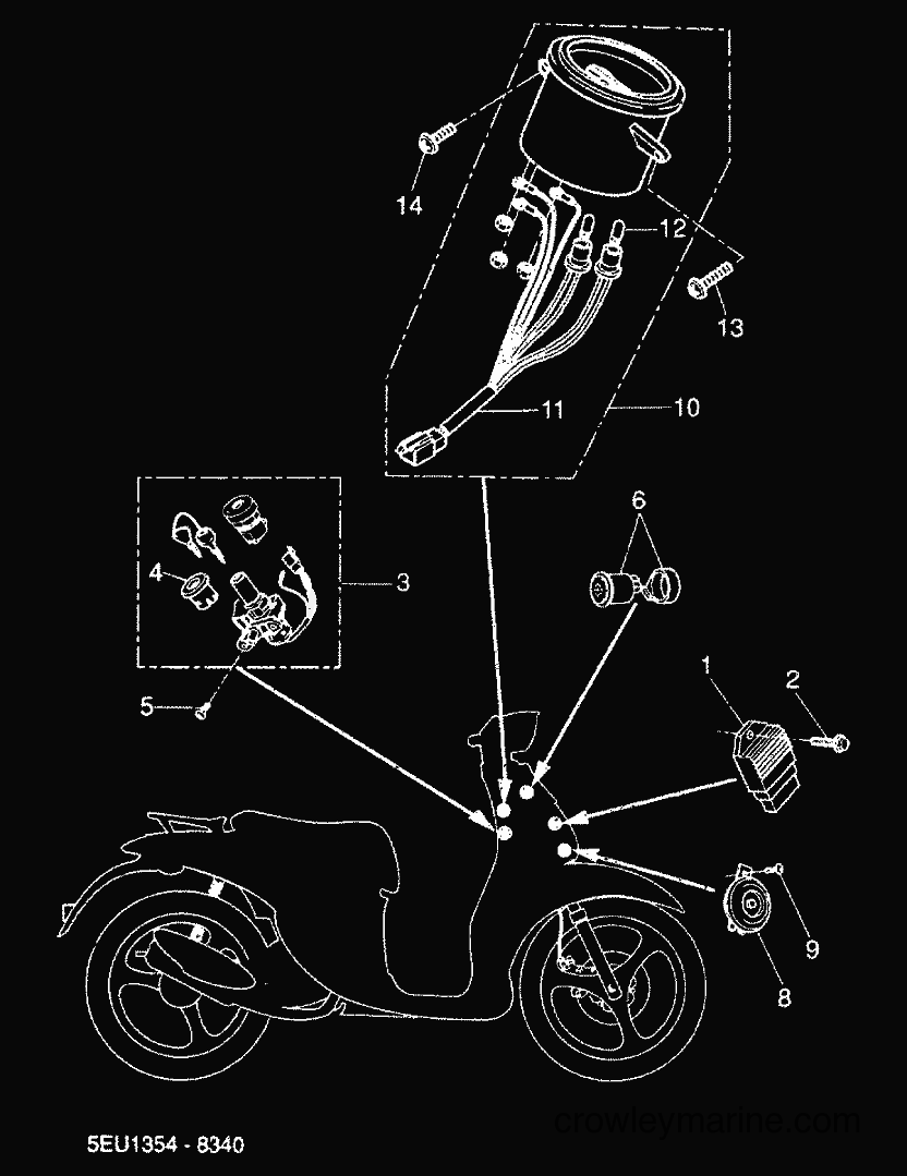 Yamaha Motors YH50 (5FV3) [020] - ELECTRICAL 1