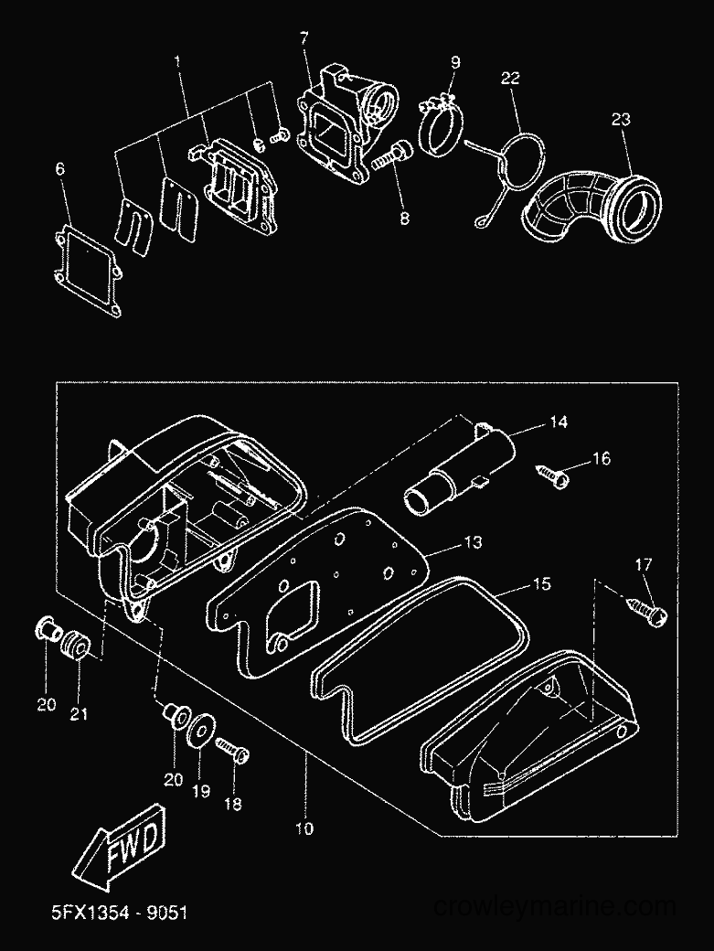Yamaha Motors CW50 (5HG8) [010] - INTAKE