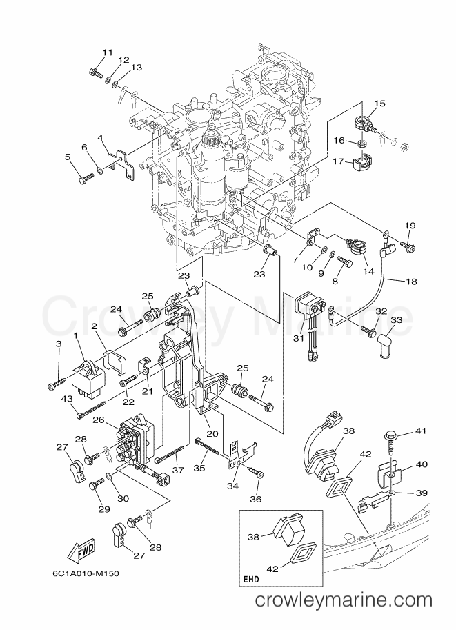 Yamaha Motors F60FETX (6C5B) [180] - ELECTRICAL 2