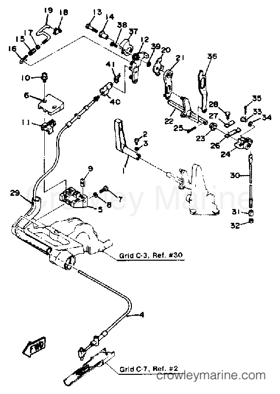 Yamaha Motors F9.9LJ - CONTROL ENGINE