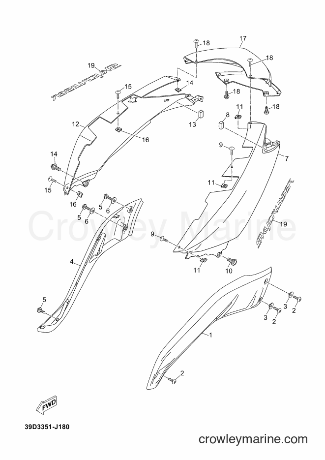 2012 Scooter YP125RA - YP125RA (39DA) [020] - SIDE COVER