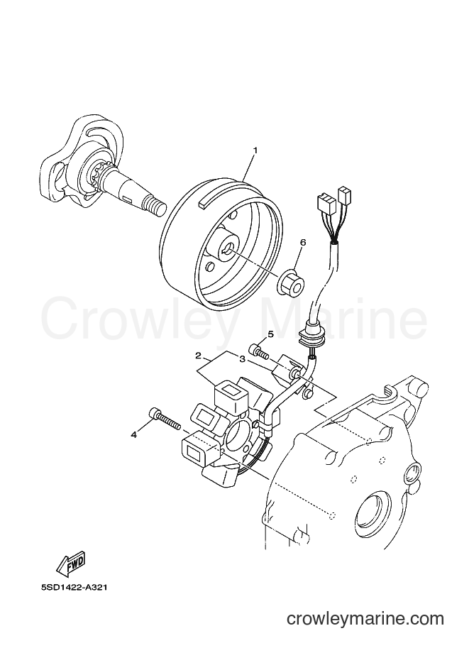 Yamaha Motors T105E (5SD2) [010] - GENERATOR