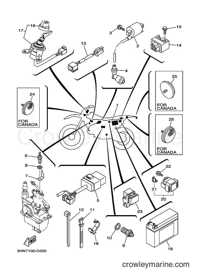 2007 Dirt Bike TT-R90E - TT-R90E (3P27) [010] - ELECTRICAL 1