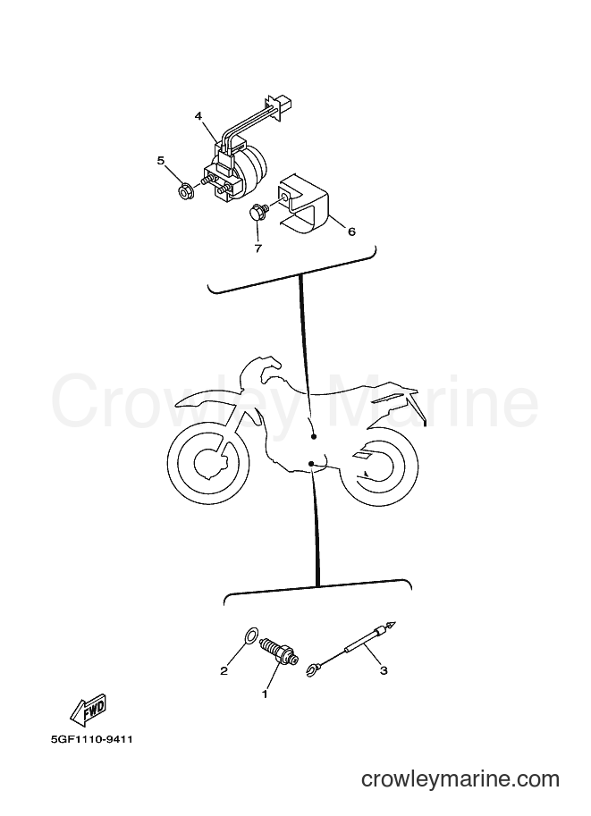 2004 Dirt Bike TT-R250 - TT-R250 (5GFJ) [010] - ELECTRICAL 2