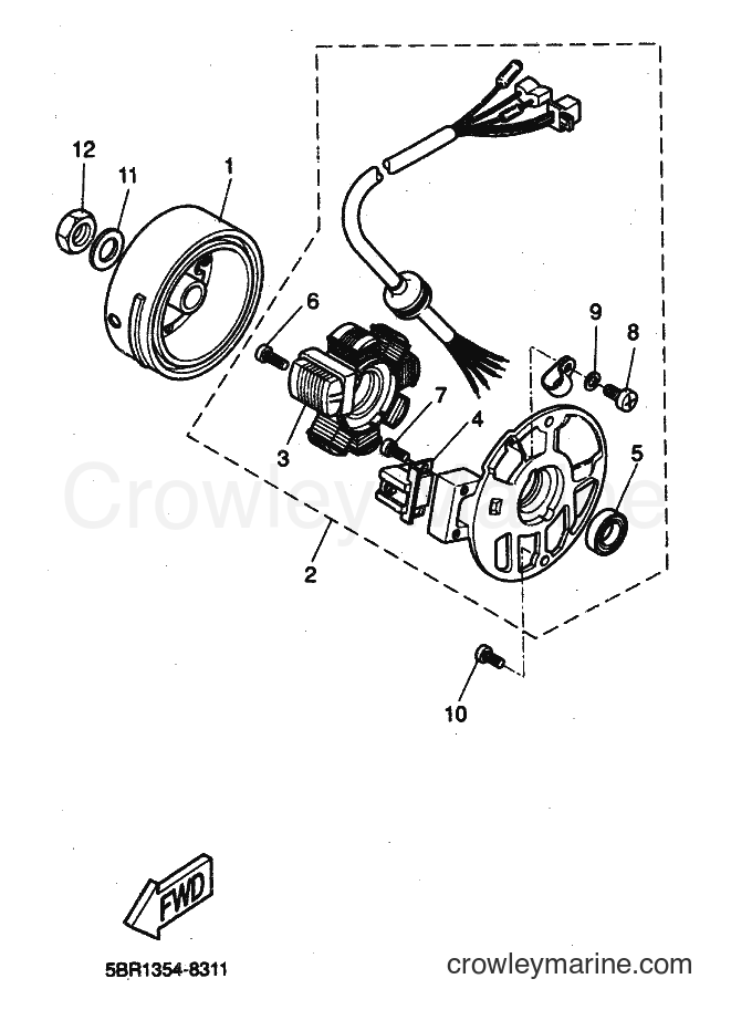 Yamaha Motors YQ50L (5KH8) [010] - GENERATOR
