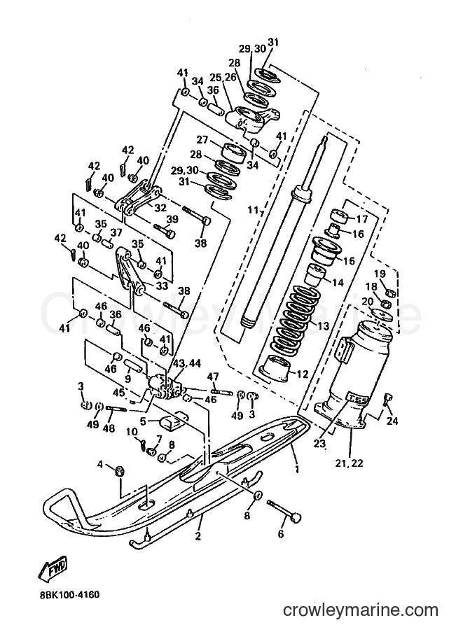 Yamaha Motors VT480 (8BK1) [020] - SKI