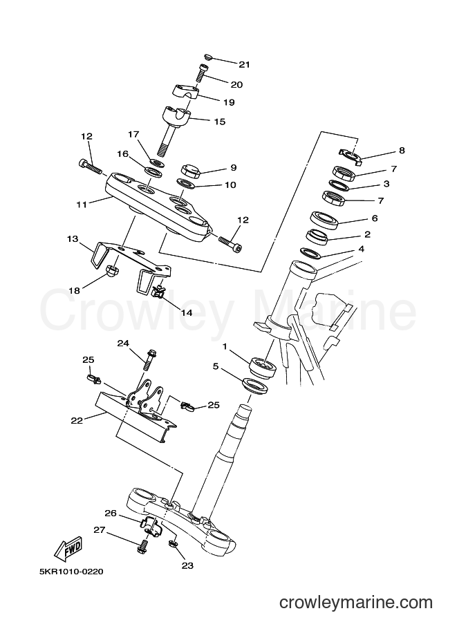 Yamaha Motors XVS250 (5KR9) [050] - STEERING
