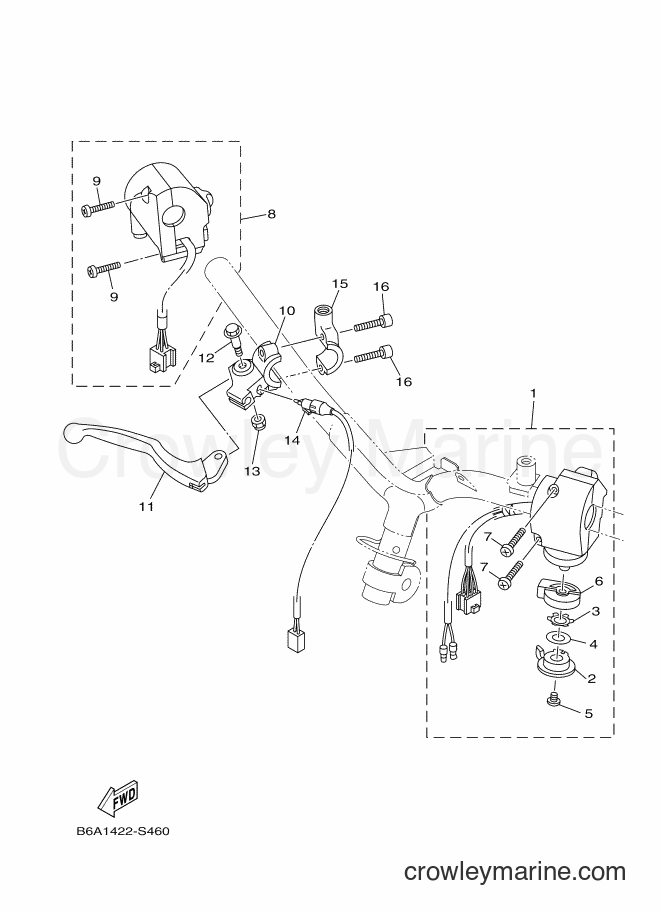 2018 Scooter T110LEC - T110LEC (B6A6) [010] - SWITCH & LEVER FOR DRUM BRAKE