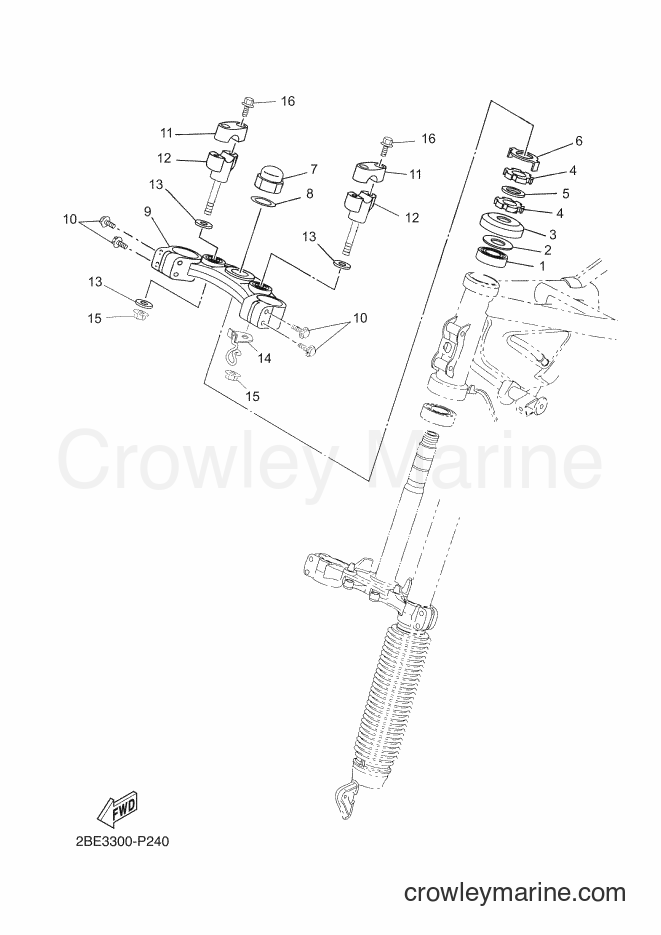 2015 Dirt Bike XT660ZA - XT660ZA (2BE4) [030] - STEERING