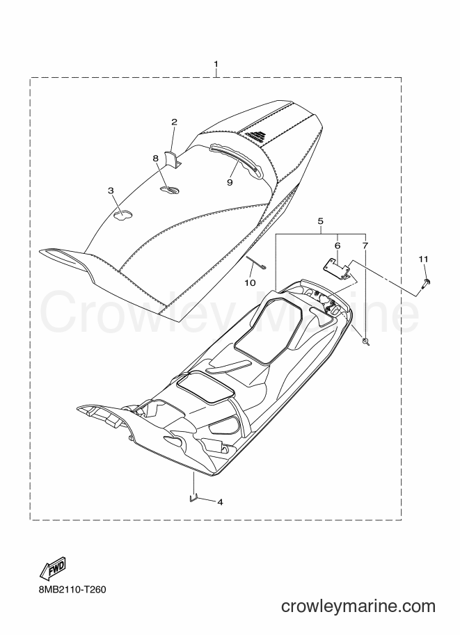 Yamaha Motors SRS10LD (8MB2) [010] - SEAT
