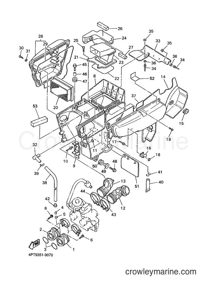 Yamaha Motors XT600E (4PTA) [030] - INTAKE