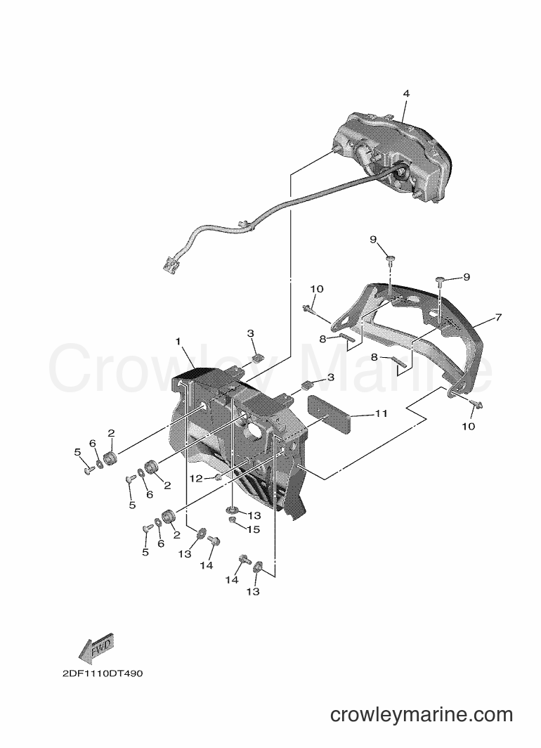 2018 Cruiser XV1900FDD - XV1900FDD (2DF4) [010] - TAILLIGHT