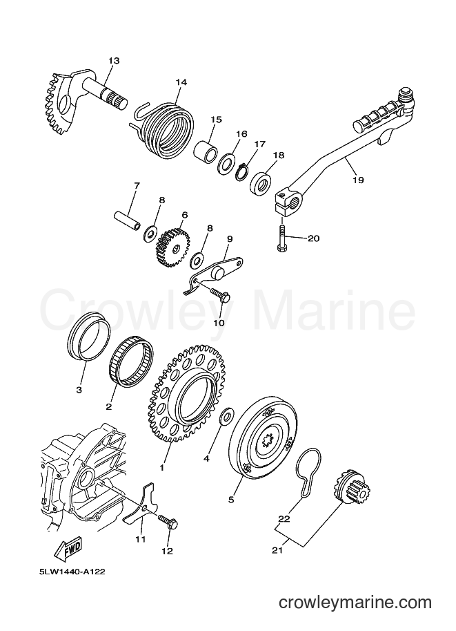 Yamaha Motors AT115 (5VD1) [010] - STARTER