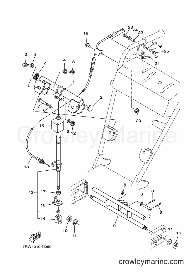 2014 Snowblower YT1070 - YT1070 (7RW4) [010] - TILT AUGA SYSTEM
