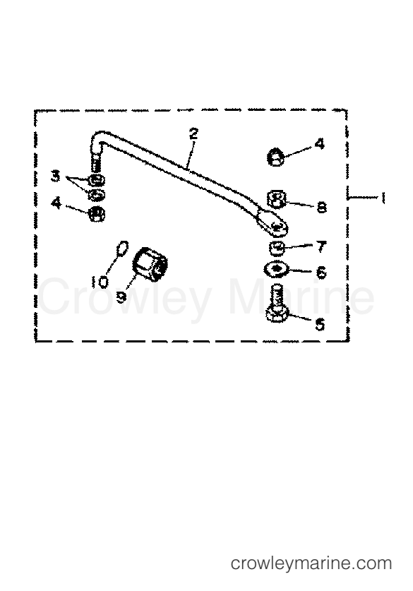 Yamaha Motors C25ELRQ - STEERING GUIDE ATTACHMENT