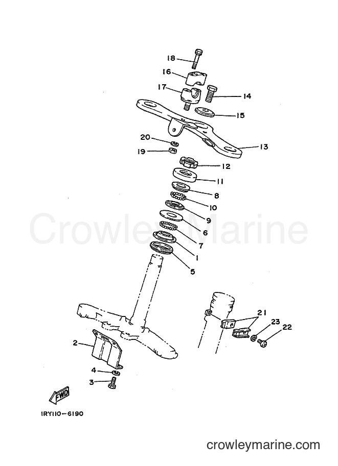 1988 Dirt Bike BW80 - BW80 (1RY0) [030] - STEERING