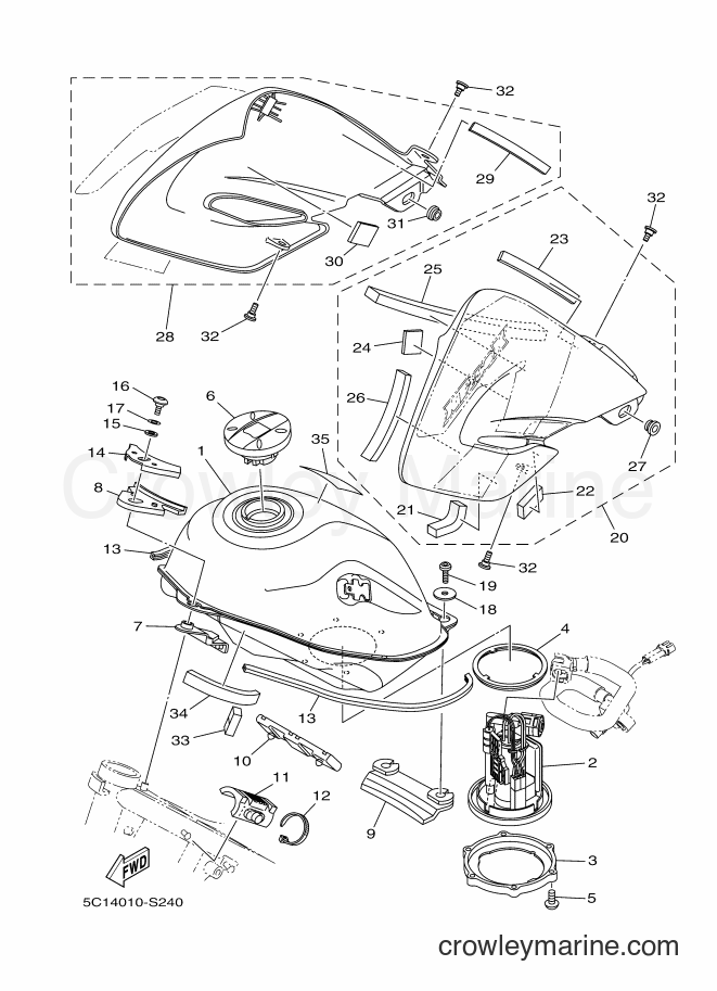 2017 Dirt Bike XT250X - XT250X (5C14) [010] - FUEL TANK