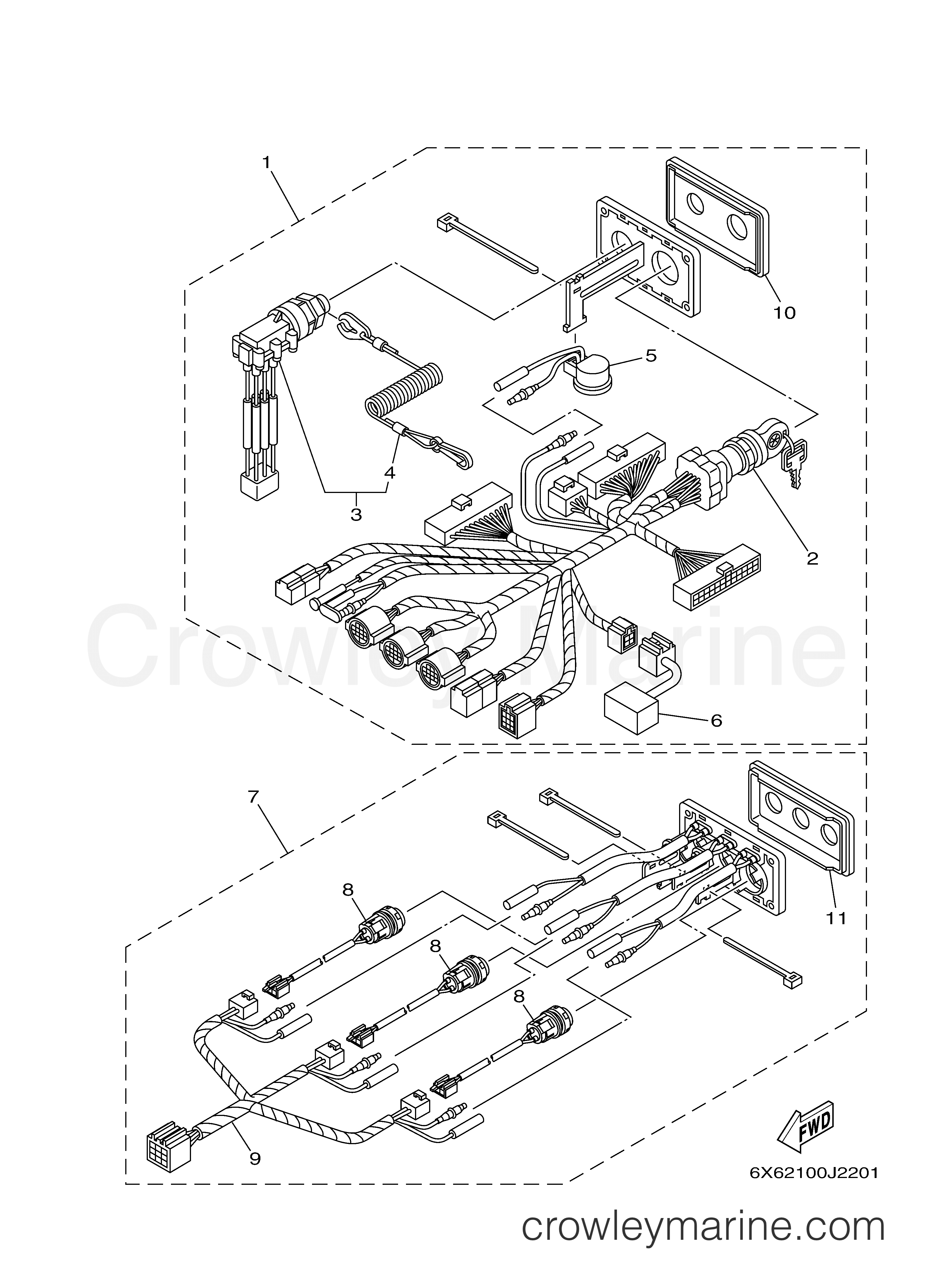 SWITCH PANEL TRIPLE (MAIN) - Various Years Rigging Command Link Command ...