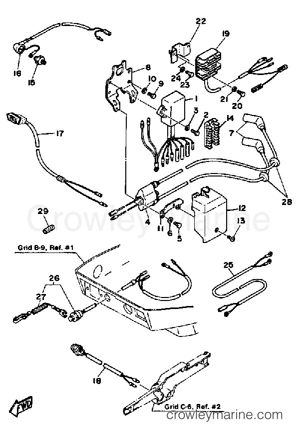 Yamaha Motors FT9.9ELH - ELECTRICAL