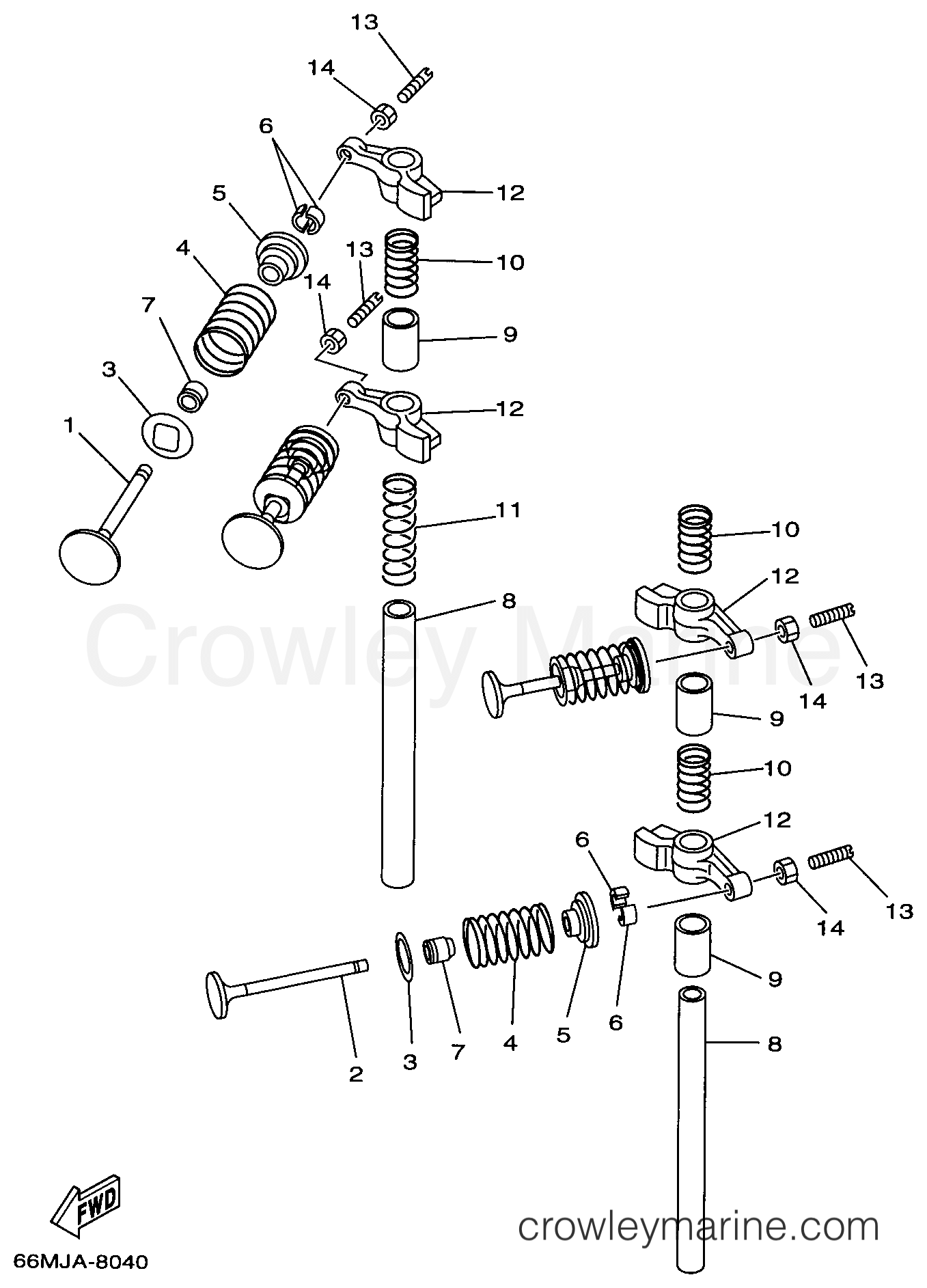 Yamaha Motors F15ESHW - VALVE