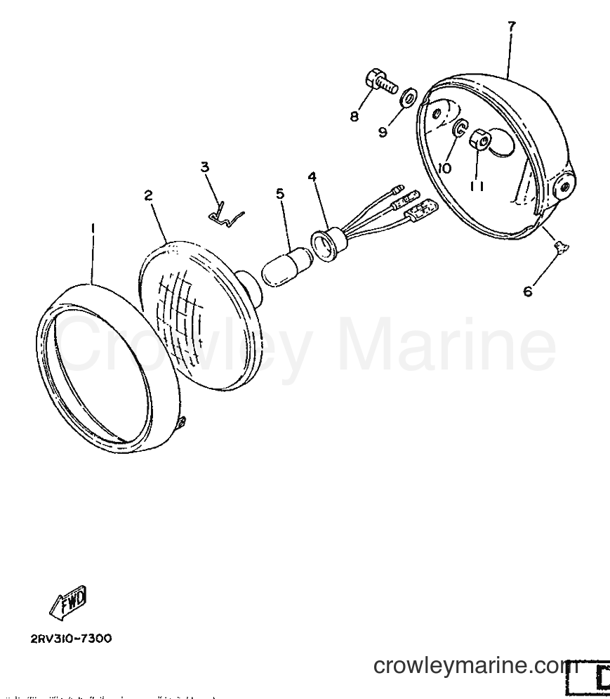 Yamaha Motors FS1 (2RT) [999] - HEADLIGHT
