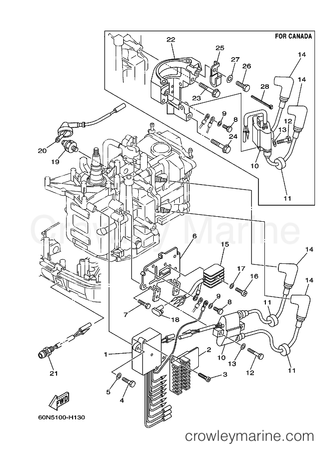 Yamaha Motors F8LMH-2011 (60R7) [130] - ELECTRICAL 1
