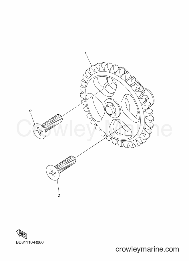 2017 ATV YFM90R - YFM90R (BD35) [010] - OIL PUMP