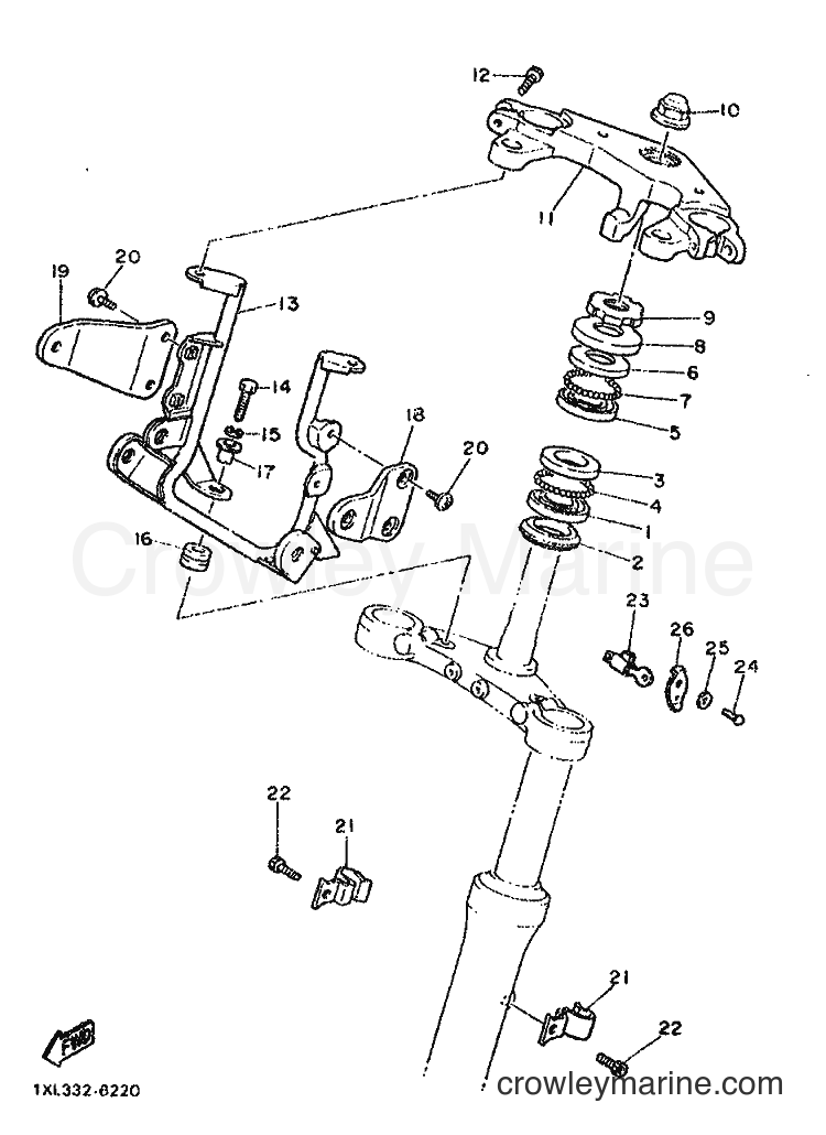 1987 Street Bike SRX600 - SRX600 (2TM) [999] - STEERING