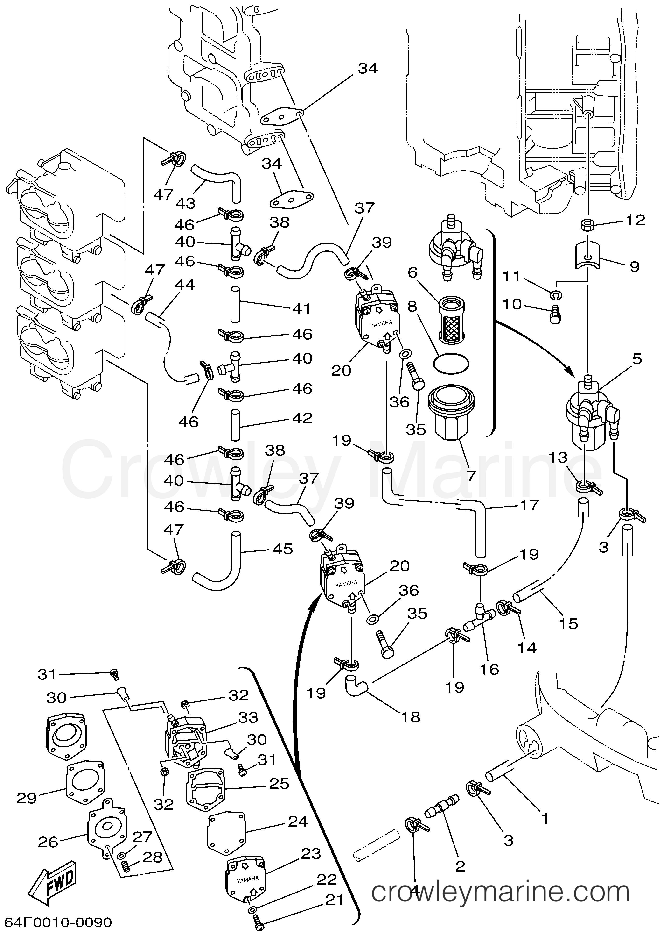 Yamaha Motors V150TLRA - FUEL 1