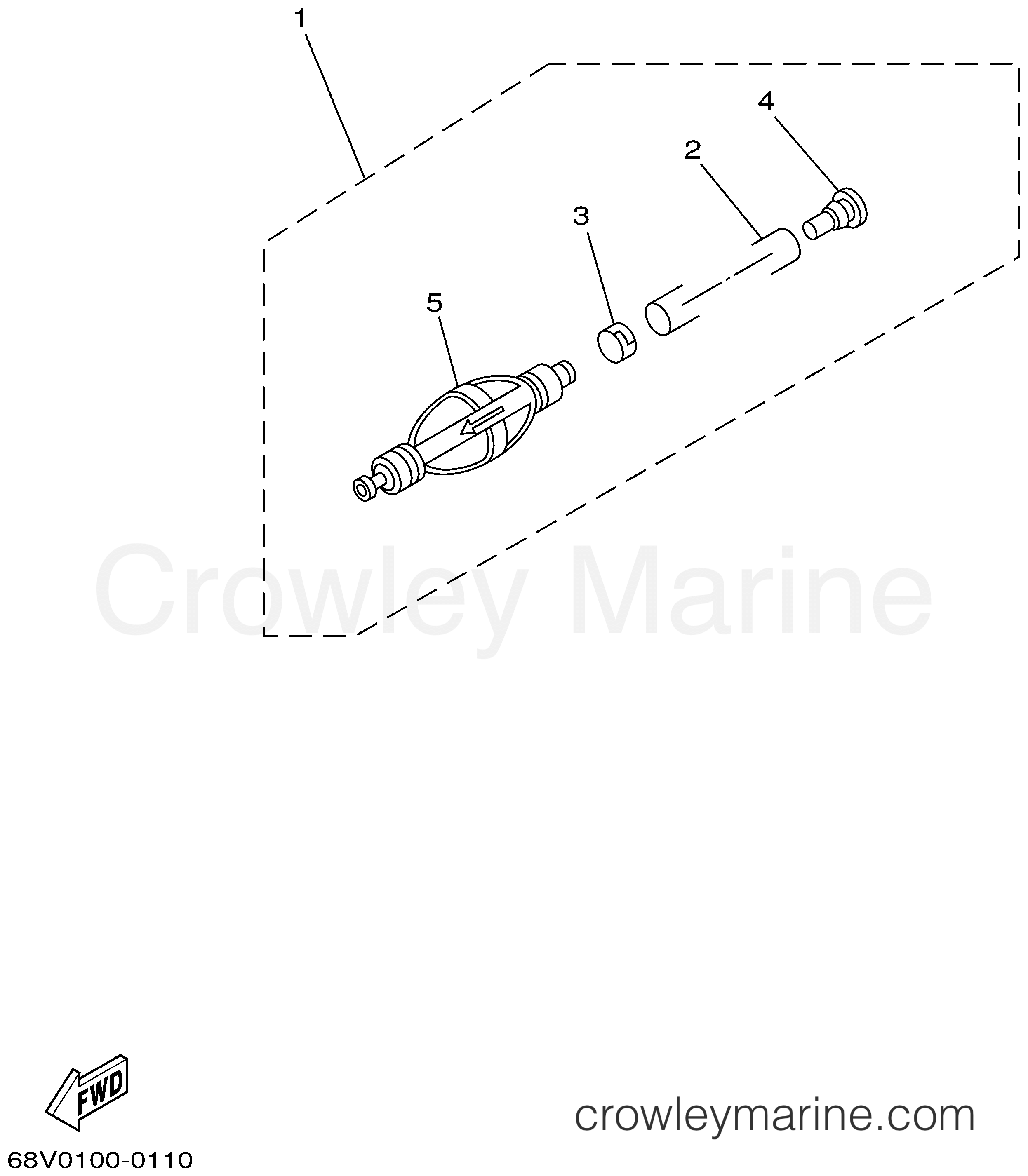 FUEL 2 2002 Outboard 115hp F115TXRA Crowley Marine