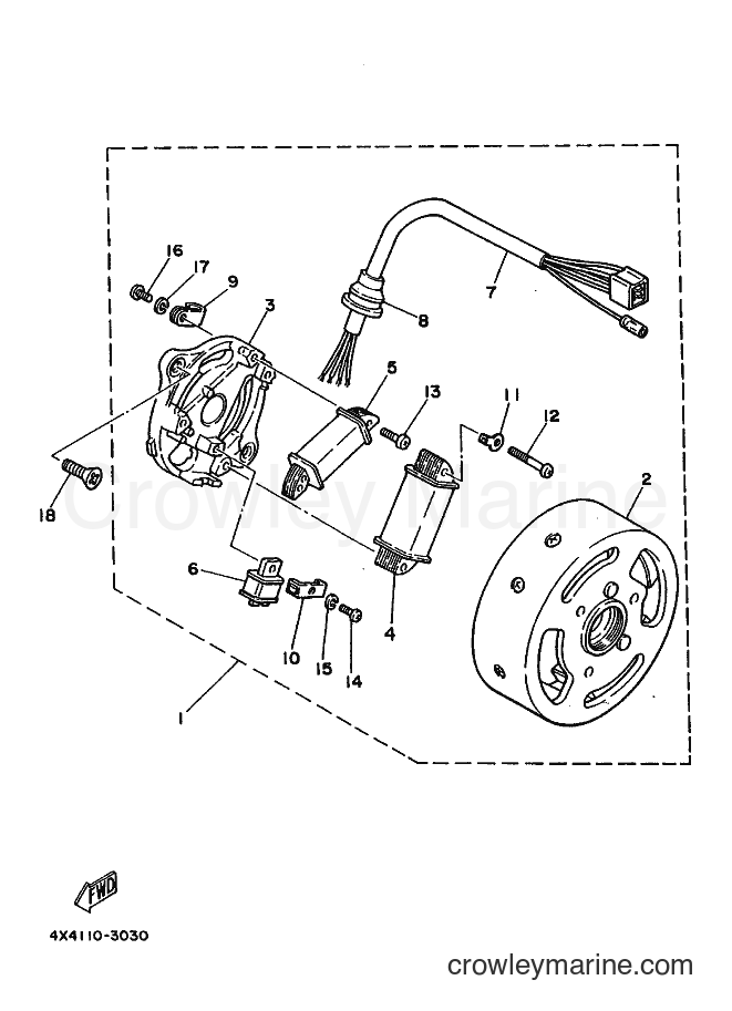 1989 Dirt Bike PW50W - PW50W (3PT1) [010] - GENERATOR