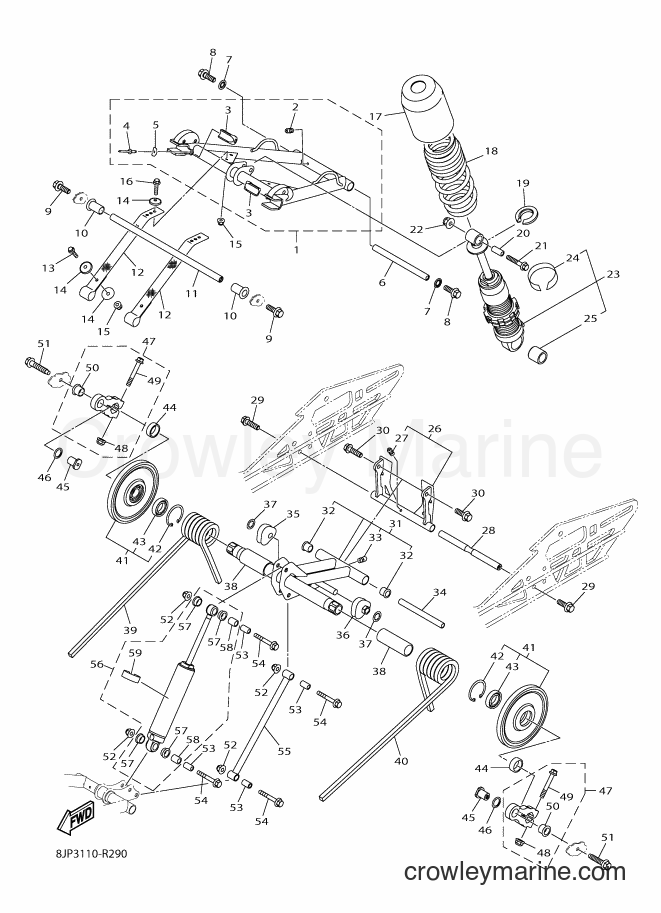 2016 Snowmobile SRV10R - SRV10R (8JP3) [010] - TRACK SUSPENSION 2