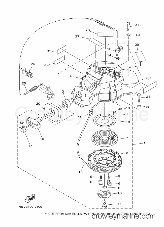 Yamaha Motors F4SMHA-Y12 (6BV4) [060] - STARTER