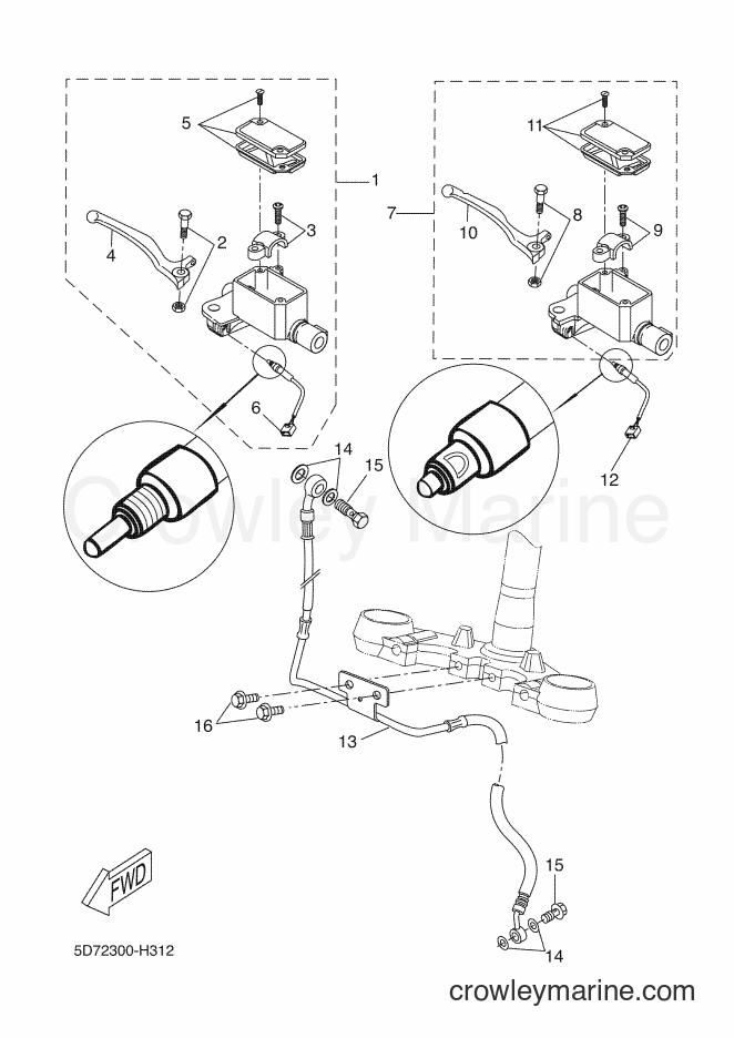 2011 Sport Bike YZF-R125 - YZF-R125 (5D77) [060] - FRONT MASTER CYLINDER