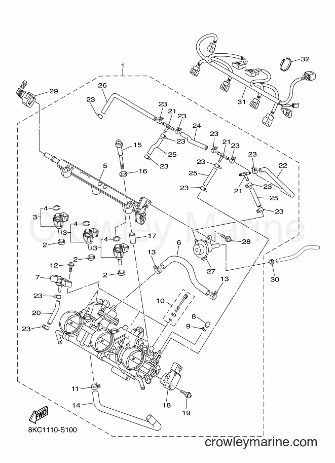 Yamaha Motors SRS10MS62 (8KC2) [010] - INTAKE 2