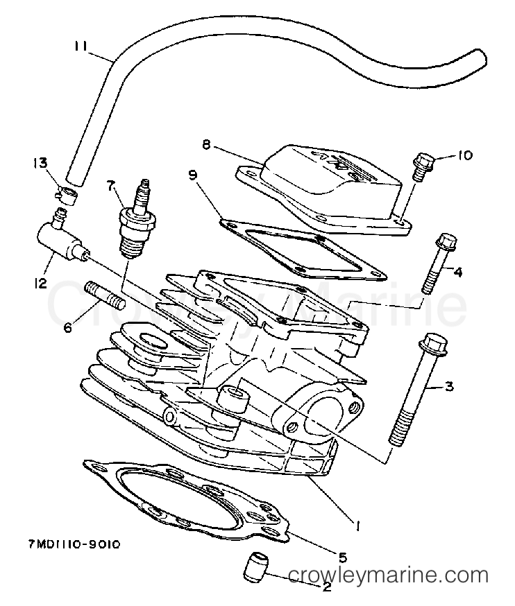 Yamaha Motors YG500D - CYLINDER