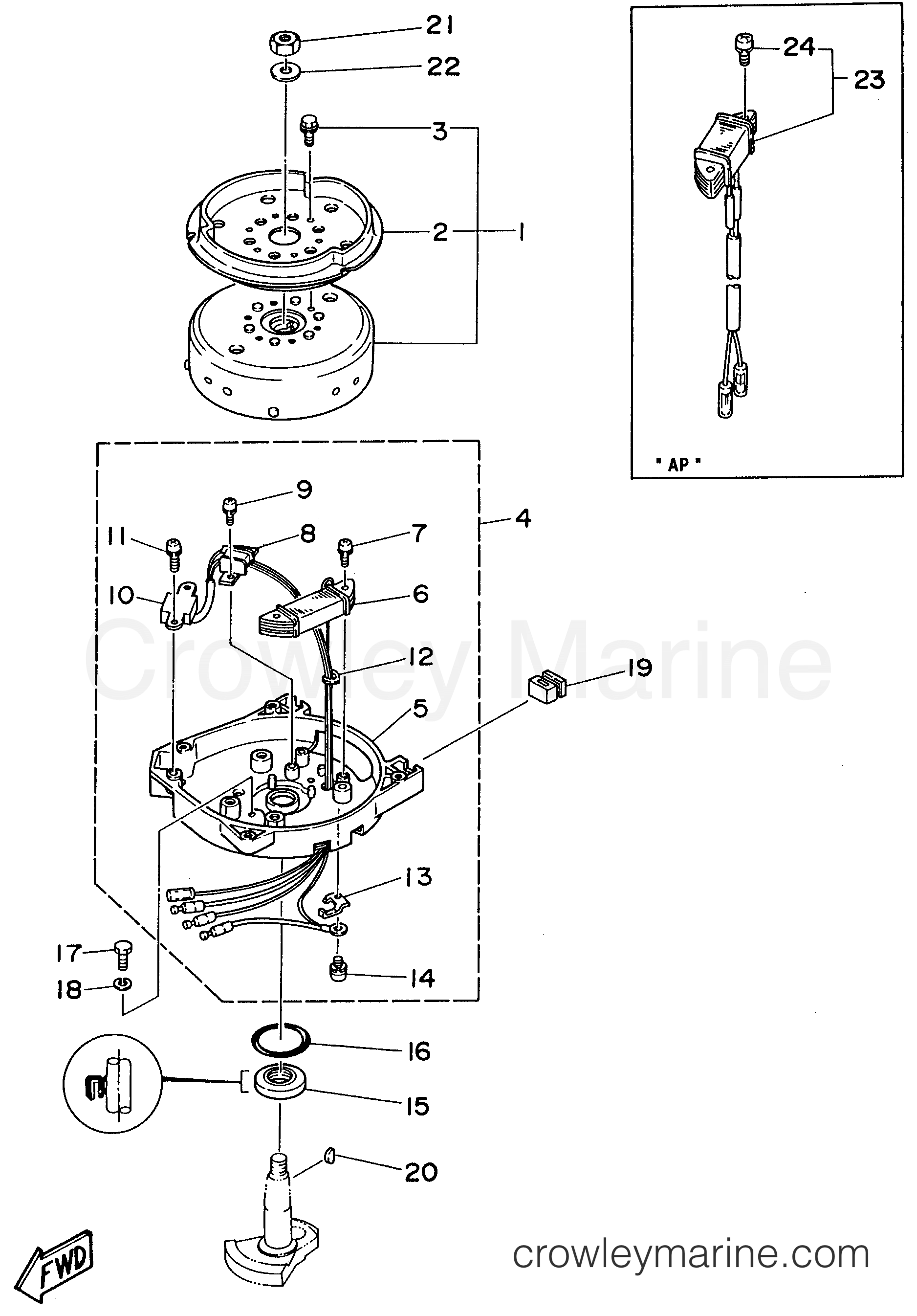 Yamaha Motors 5MLHW - GENERATOR
