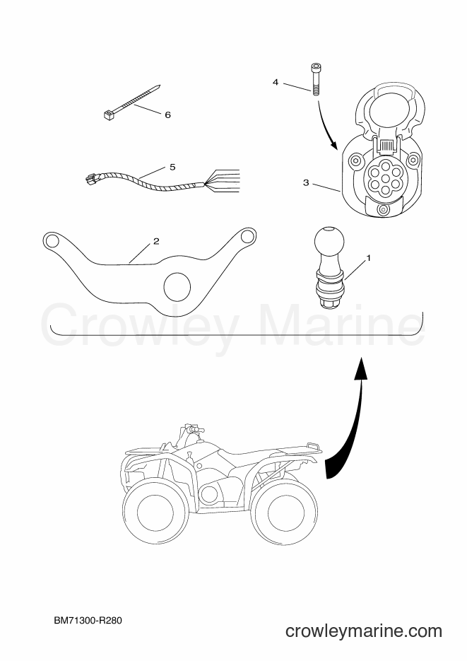 2016 ATV YFM450FWAD - YFM450FWAD (BM72) [020] - FRAME 1