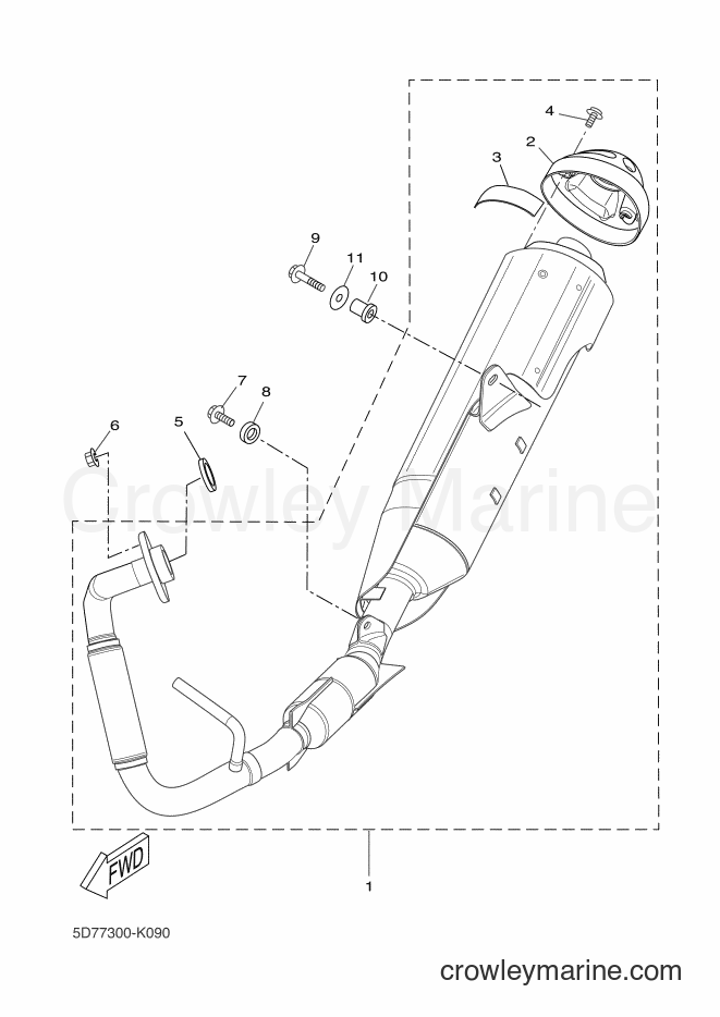 2012 Sport Bike YZF-R125 - YZF-R125 (5D7B) [080] - EXHAUST