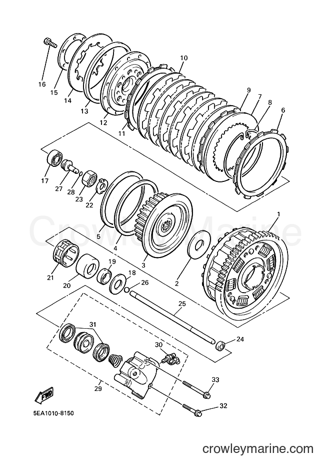 2000 Street Bike XJR1300SP - XJR1300SP (5EAE) [080] - CLUTCH