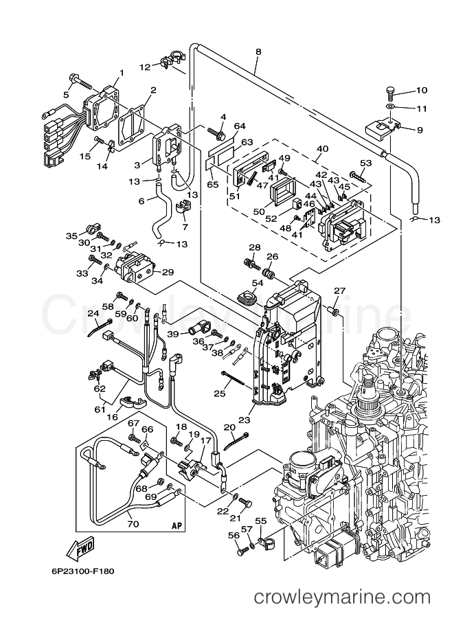 Yamaha Motors FL200C (6AM2) [020] - ELECTRICAL 2