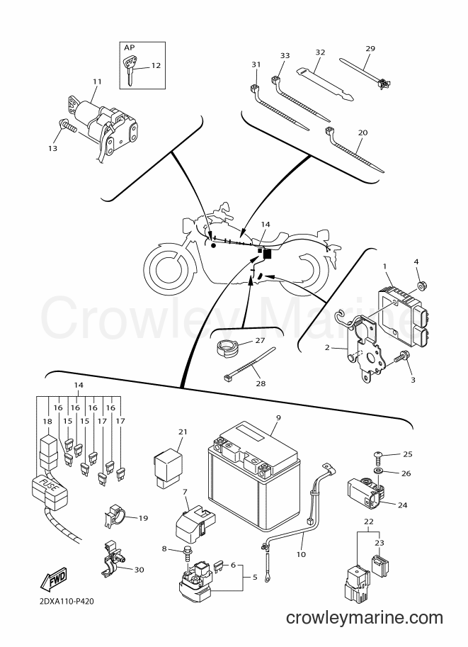 Yamaha Motors XVS950CU (2DXJ) [010] - ELECTRICAL 2
