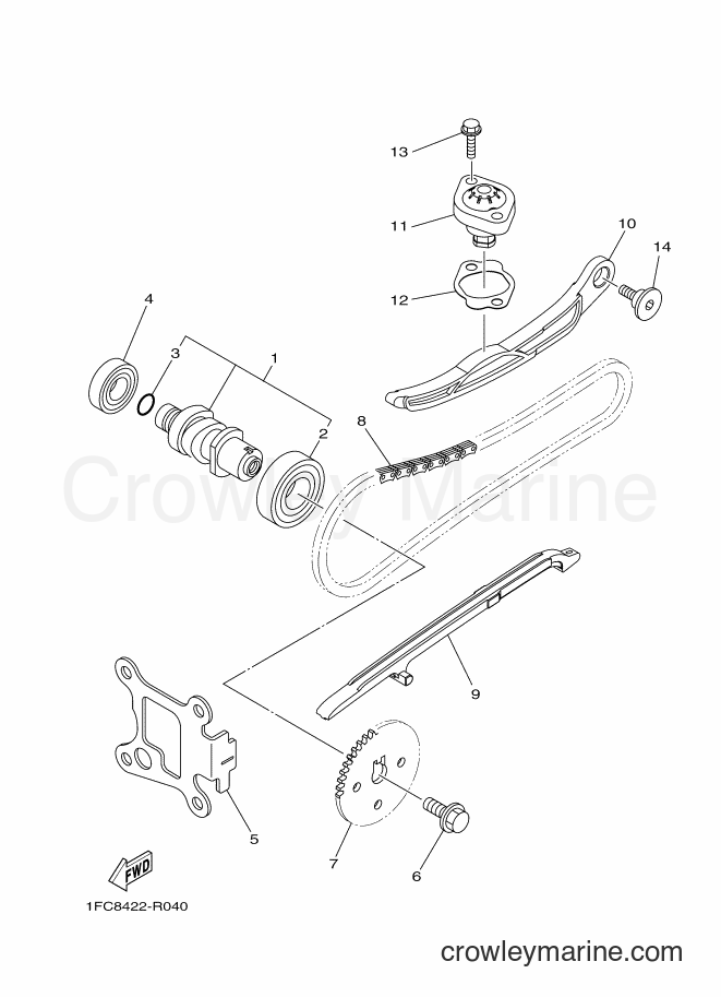 2016 Scooter T115FLSE - T115FLSE (1FCE) [010] - CAMSHAFT & CHAIN
