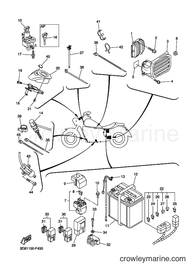 Yamaha Motors XVS1300CT (5S63) [020] - ELECTRICAL 2